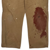 Dickies Carpenter Trousers - 34W 30L Brown Cotton