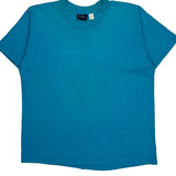 Blank Bhc Single Stitch T-Shirt - Medium Blue Cotton