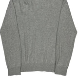 Tommy Hilfiger Striped 1/4 Zip - Medium Gray Cotton