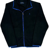 Polo By Ralph Lauren Fleece Jacket - Small Black Polyester