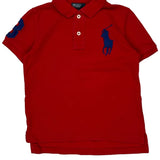 Age 5 Polo By Ralph Lauren Polo Shirt - XS Red Cotton