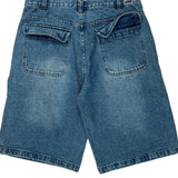 Reserve Denim Shorts - 34W 11L Blue Cotton