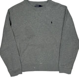 Polo By Ralph Lauren Sweatshirt - Medium Gray Cotton Blend