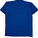 Screen Stars Single Stitch T-Shirt - XL Blue Cotton Blend