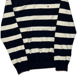 Tommy Hilfiger Striped Jumper - XL Navy Cotton