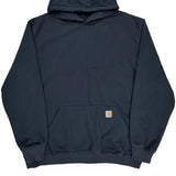 Carhartt Hoodie - 2XL Navy Cotton