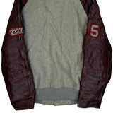 Stonewall Grad 85 Prime Sports College Varsity Jacket - Medium Burgundy Leather