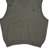 Polo By Ralph Lauren Sweater Vest - 3XL Gray Cotton