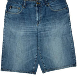 Ll Cool J Denim Shorts - 38W 12L Blue Cotton