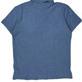 Polo By Ralph Lauren Slim Fit Polo Shirt - Large Blue Cotton