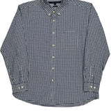 Tommy Hilfiger Checked Shirt - XL Blue Cotton