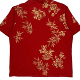 Polo By Ralph Lauren Floral T-Shirt - XL Red Cotton