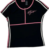 Harley Davidson Graphic T-Shirt - Medium Black Cotton