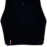 Tommy Hilfiger Long Sleeve Polo Shirt - Large Black Cotton