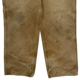 Carhartt Double Knee Carpenter Pants - 36W 30L Brown Cotton