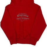 Age 5-6 Daytona Harley Davidson Graphic Hoodie - XS Red Cotton
