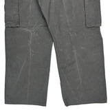 Wrangler Cargo Trousers - 39W 30L Grey Cotton