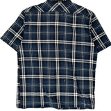 Dickies Checked Flannel Shirt - XL Blue Cotton