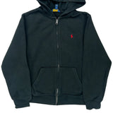 Age 10-12 Polo By Ralph Lauren Hoodie - Large Black Cotton