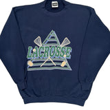 Lacrosse Tultex Graphic Sweatshirt - XL Navy Cotton