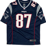 New England Patriots Nike Nfl Football Jersey - Large Navy Polyester
