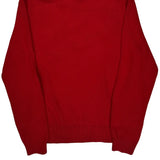 Polo By Ralph Lauren 1/4 Zip - Large Red Cotton