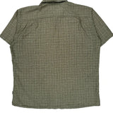 Patagonia Checked Short Sleeve Shirt - 2XL Green Cotton