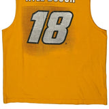 Kyle Busch Nascar Tank Top - XL Yellow Cotton