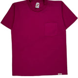 Blank Jerzees Single Stitch T-Shirt - Medium Purple Cotton Blend