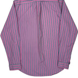 Polo By Ralph Lauren Striped Shirt - Large Pink Cotton