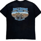 Harley Davidson Graphic T-Shirt - Medium Black Cotton