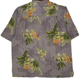 Jamaica Jaxx Floral Hawaiian Shirt - Medium Green Silk