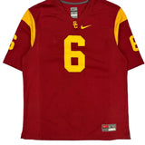 USc Nike Football Jersey - Large Red Polyester