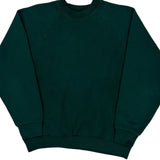 Made In USA 90S Blank Fruit Of The Loom Sweatshirt - Medium Green Cotton