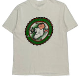 Single Stitch University Of Ireland Unbranded Graphic T-Shirt - Medium White Cotton