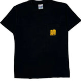 Putzmeister Hanes Single Stitch T-Shirt - Medium Black Cotton