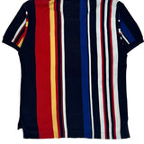 Nautica Striped Polo Shirt - Medium Multicoloured Cotton