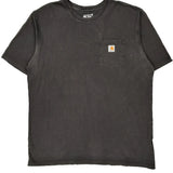 Carhartt Tall T-Shirt - XL Black Cotton
