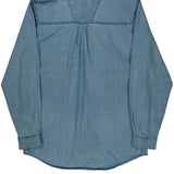 Wrangler Denim Shirt - Medium Blue Cotton