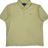 Tommy Hilfiger Polo Shirt - XL Yellow Cotton