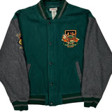 Tigger Disney Cartoon Varsity Jacket - Large Green Polyester