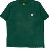 Carhartt T-Shirt - XL Green Cotton