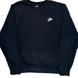 Nike Sweatshirt - Medium Black Cotton