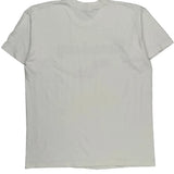 Single Stitch Imported Beer Fruit Of The Loom Graphic T-Shirt - XL White Cotton