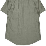 Tommy Hilfiger Short Sleeve Shirt - Large Gray Cotton