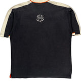 Metro H-D Cedar Rapids Ia Harley Davidson Polo Shirt - Large Orange Cotton