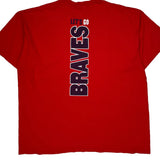 Braves Nike Mlb T-Shirt - 2XL Red Cotton