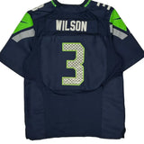 Seahawks Nike Football Jersey - Large Navy Polyester
