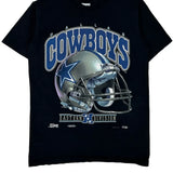 Dallas Cowboys Salem Single Stitch T-Shirt - Medium Black Cotton