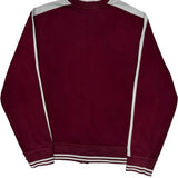 Polo By Ralph Lauren Track Jacket - Medium Burgundy Cotton